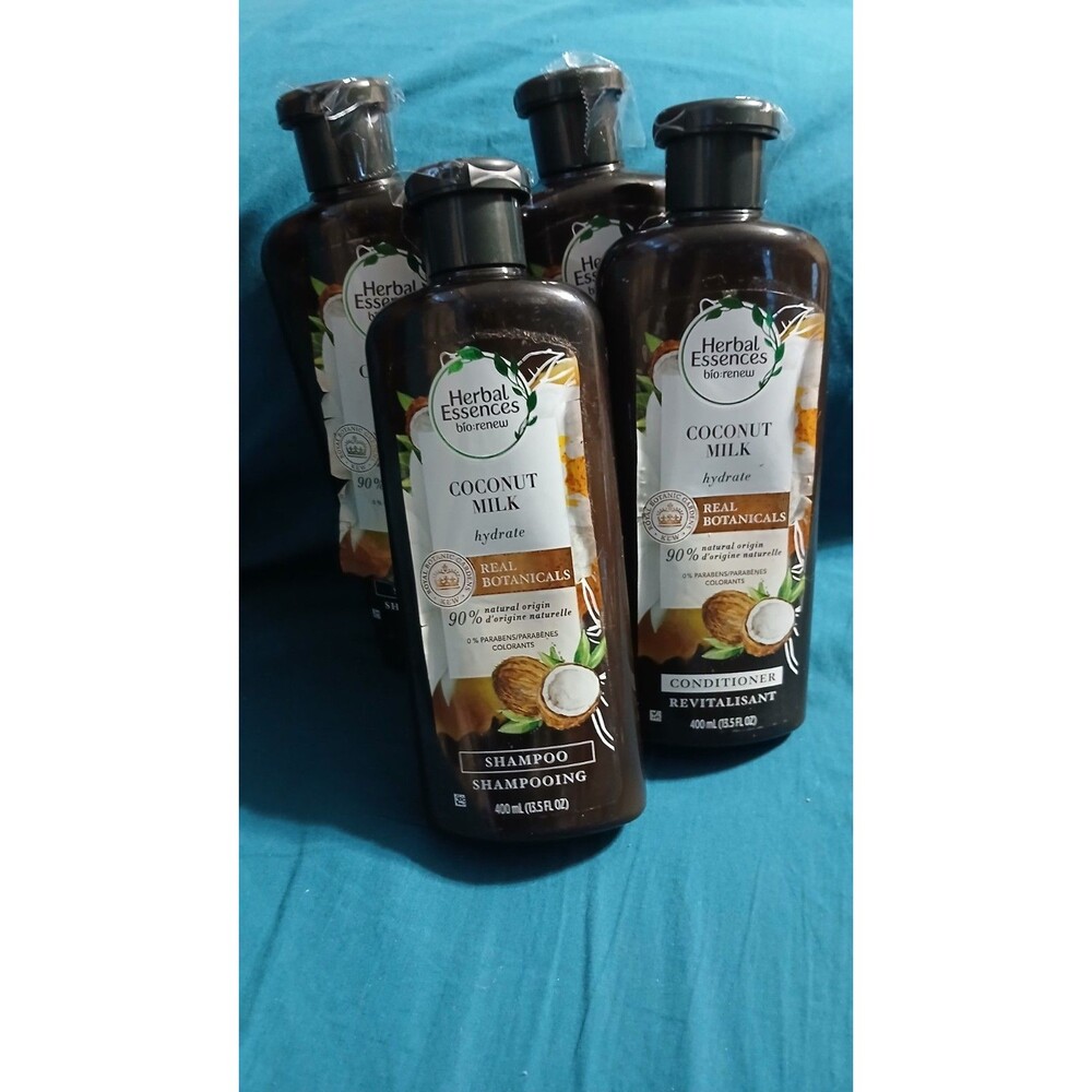 Herbal Essences Bio renew Coconut Milk Hydrating Shampoo 3 Conditioner1 lot of 4